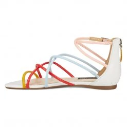 Nine West Flats Whisper Flat Strappy Sandals