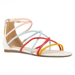 Nine West Flats Whisper Flat Strappy Sandals