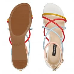 Nine West Flats Whisper Flat Strappy Sandals