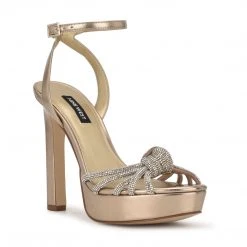Nine West Wowzz Platform Dress Sandals High Impact Platforms