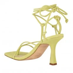 Nine West Lace It Up Yarin Ankle Wrap Heeled Sandal