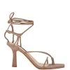 Nine West Lace It Up Yarin Ankle Wrap Heeled Sandal