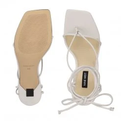 Nine West Yarin Ankle Wrap Heeled Sandal Lace It Up 6 Nine West Yarin Ankle Wrap Heeled Sandal Lace It Up