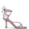Nine West Lace It Up Yarin Ankle Wrap Heeled Sandal