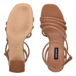 Nine West Yeap Heeled Slide Sandals Shoes