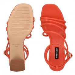 Nine West Color Pop Yeap Heeled Slide Sandals