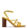 Nine West Color Pop Yeap Heeled Slide Sandals