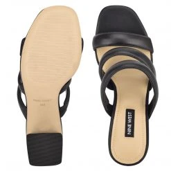 Nine West Heels Yeat Heeled Slide Sandals