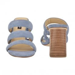 Nine West Heels Yeat Heeled Slide Sandals