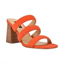 Nine West Yeat Heeled Slide Sandals Color Pop