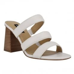 Nine West Yeat Heeled Slide Sandals