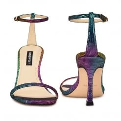Nine West Yess Ankle Strap Sandals Heel Appeal