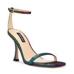 Nine West Yess Ankle Strap Sandals Heel Appeal