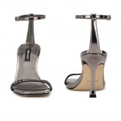 Nine West Yess Rhinestone Ankle Strap Sandals