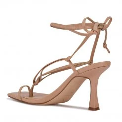 Nine West Yippie Ankle Wrap Heeled Sandal Lace It Up