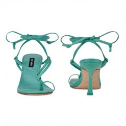 Nine West Yippie Ankle Wrap Heeled Sandal