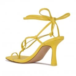 Nine West Yippie Ankle Wrap Heeled Sandal