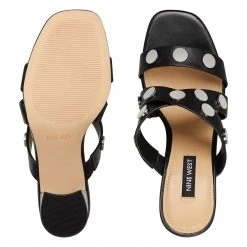 Nine West Heels Yoana Heeled Slide Sandals 13 Nine West Heels Yoana Heeled Slide Sandals