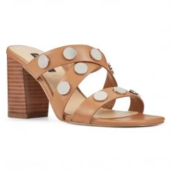 Nine West Yoana Heeled Slide Sandals