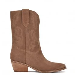 Nine West Yodown Western Booties Shoes