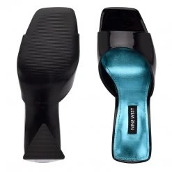 Nine West Yougo Heeled Slide Sandals New