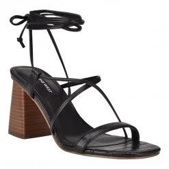 Nine West Young Ankle Wrap Heeled Sandal