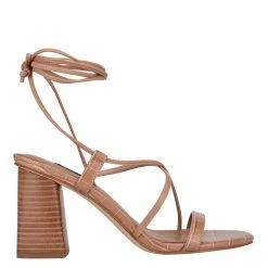 Nine West Lace It Up Young Ankle Wrap Heeled Sandal
