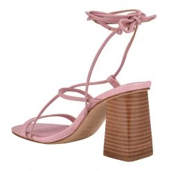 Nine West Young Ankle Wrap Heeled Sandal Lace It Up