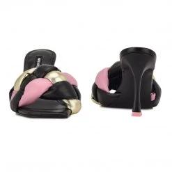 Nine West Yoyo Heeled Slide Sandals