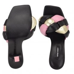 Nine West Yoyo Heeled Slide Sandals