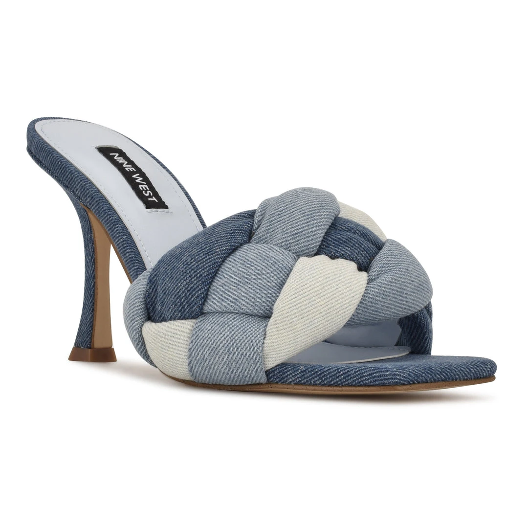 Nine West Yoyo Heeled Slide Sandals Weave Got You 4 Nine West Yoyo Heeled Slide Sandals Weave Got You