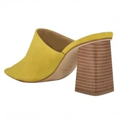 Nine West Color Pop Yuna Heeled Slide Sandals 9 Nine West Color Pop Yuna Heeled Slide Sandals