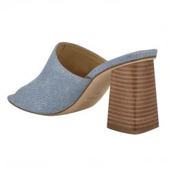 Nine West Heels Yuna Heeled Slide Sandals 4 Nine West Heels Yuna Heeled Slide Sandals