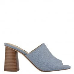 Nine West Heels Yuna Heeled Slide Sandals