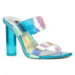 Nine West Heels Zabbi Heeled Slide Sandals