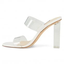 Nine West Heels Zabbi Heeled Slide Sandals
