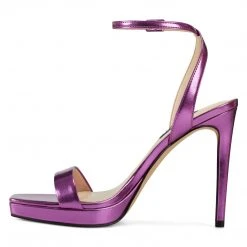 Nine West Zadie Ankle Strap Sandals High Impact Platforms
