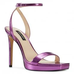 Nine West Zadie Ankle Strap Sandals High Impact Platforms