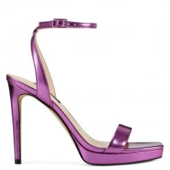 Nine West Zadie Ankle Strap Sandals High Impact Platforms