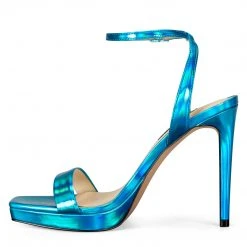 Nine West Zadie Ankle Strap Sandals High Impact Platforms