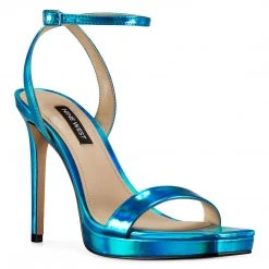 Nine West Zadie Ankle Strap Sandals High Impact Platforms