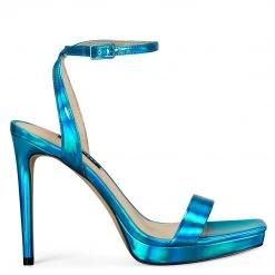 Nine West Zadie Ankle Strap Sandals High Impact Platforms
