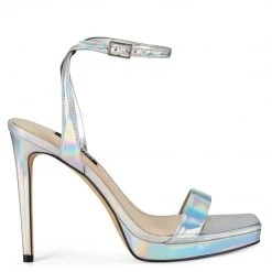 Nine West High Impact Platforms Zadie Ankle Strap Sandals