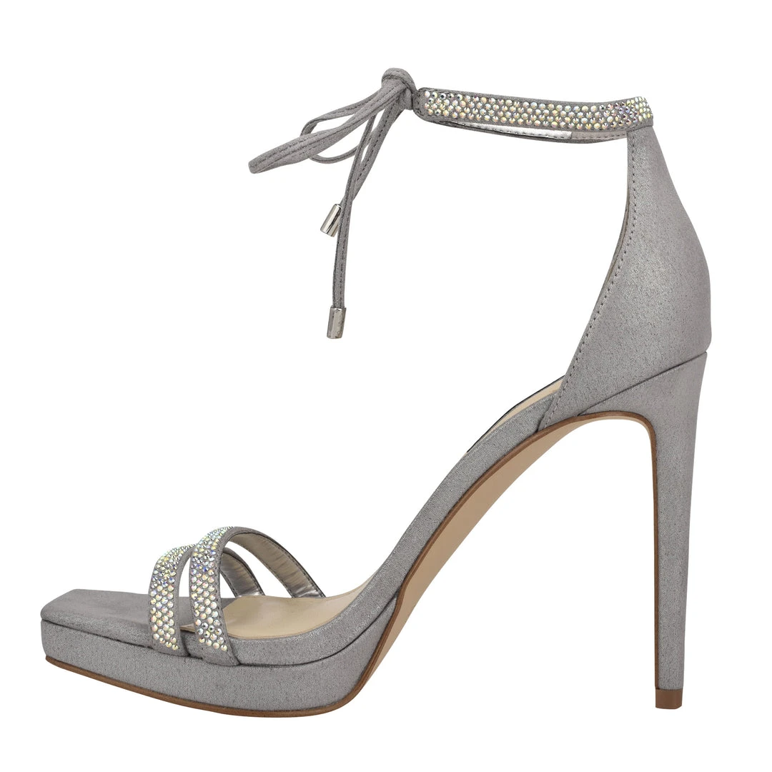 Nine West High Impact Platforms Zaedyn Ankle Tie Sandals 6 Nine West High Impact Platforms Zaedyn Ankle Tie Sandals