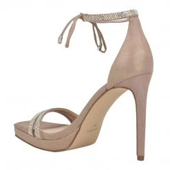Nine West High Impact Platforms Zaedyn Ankle Tie Sandals