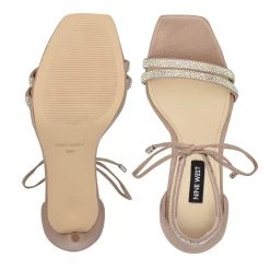 Nine West High Impact Platforms Zaedyn Ankle Tie Sandals