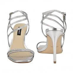 Nine West Metallic Mindset Zana Heeled Sandals