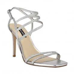 Nine West Metallic Mindset Zana Heeled Sandals