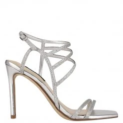 Nine West Metallic Mindset Zana Heeled Sandals
