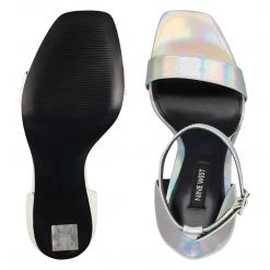 Nine West Metallic Mindset Zariah Ankle Strap Sandals 13 Nine West Metallic Mindset Zariah Ankle Strap Sandals